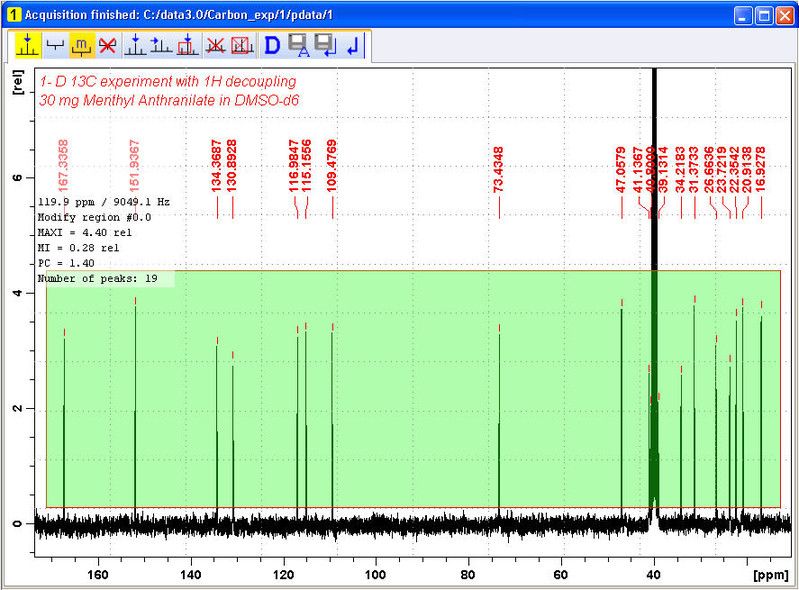 Titel : Peak Picking Spectrum Window
ID : 9007199673454603 Peak Picking Spectrum Window