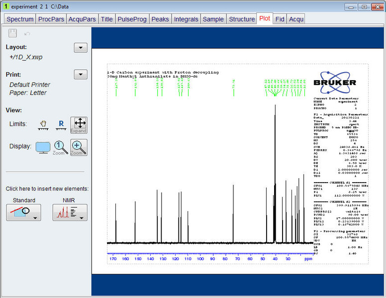 Titel : Plotting the 13C Spectrum
ID : 9007199673463307 Plotting the 13C Spectrum